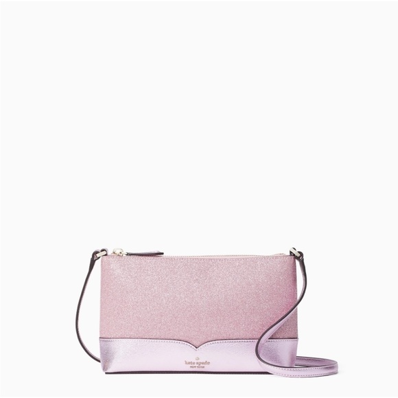 kate spade Bags Kate Spade Lola Rose Pink Glitter Crossbody Poshmark